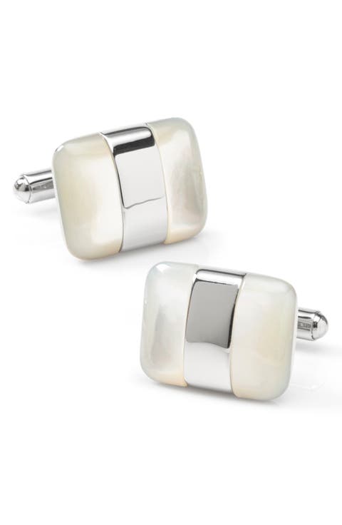 Mother-Of-Pearl Cuff Links