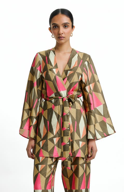 Short Duster in Caru Olive