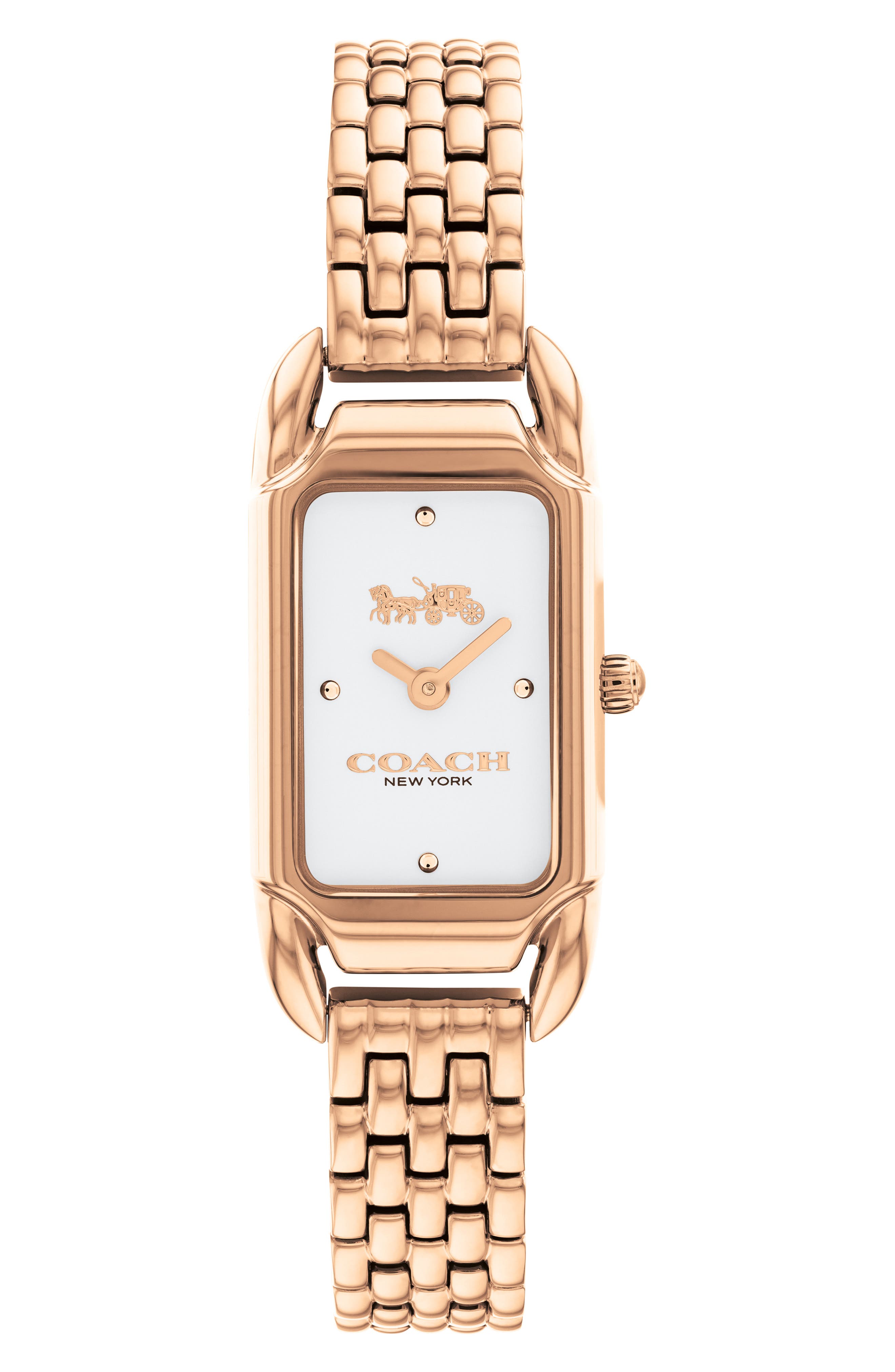 COACH Cadie Rectangular Bracelet Watch, 17.5mm x 28.5mm