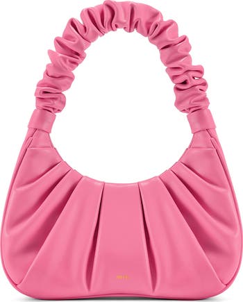 Gabbi Ruched Faux Leather Hobo