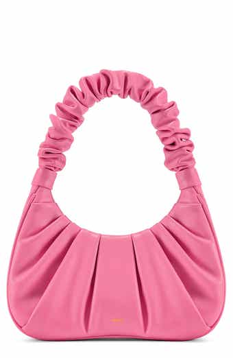 Gabbi Ruched Faux Leather Hobo