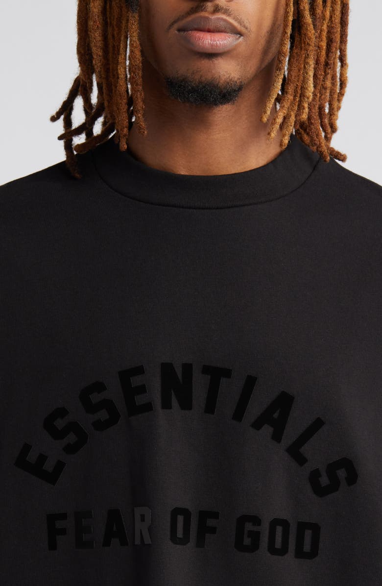 Fear of God Essentials Oversize Long Sleeve Logo Graphic T-Shirt, Alternate, color,