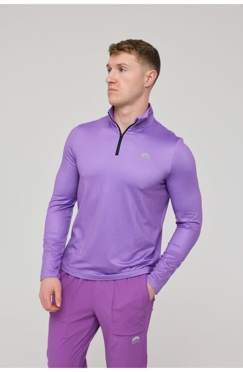 OOSC Elite Activewear 1/4 Zip Top - Purple, Main, color, Purple