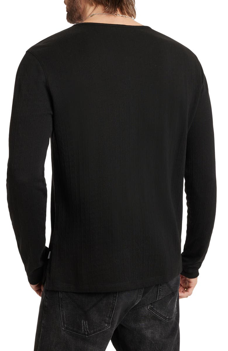 John Varvatos Walden Long Sleeve Cotton Henley, Alternate, color,