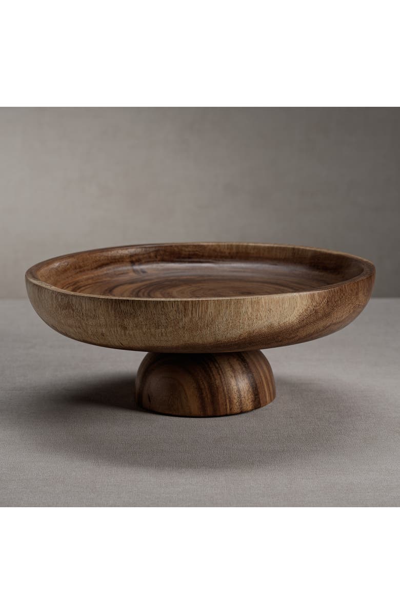Zodax Javanese Acacia Serving Bowl, Alternate, color, Natural