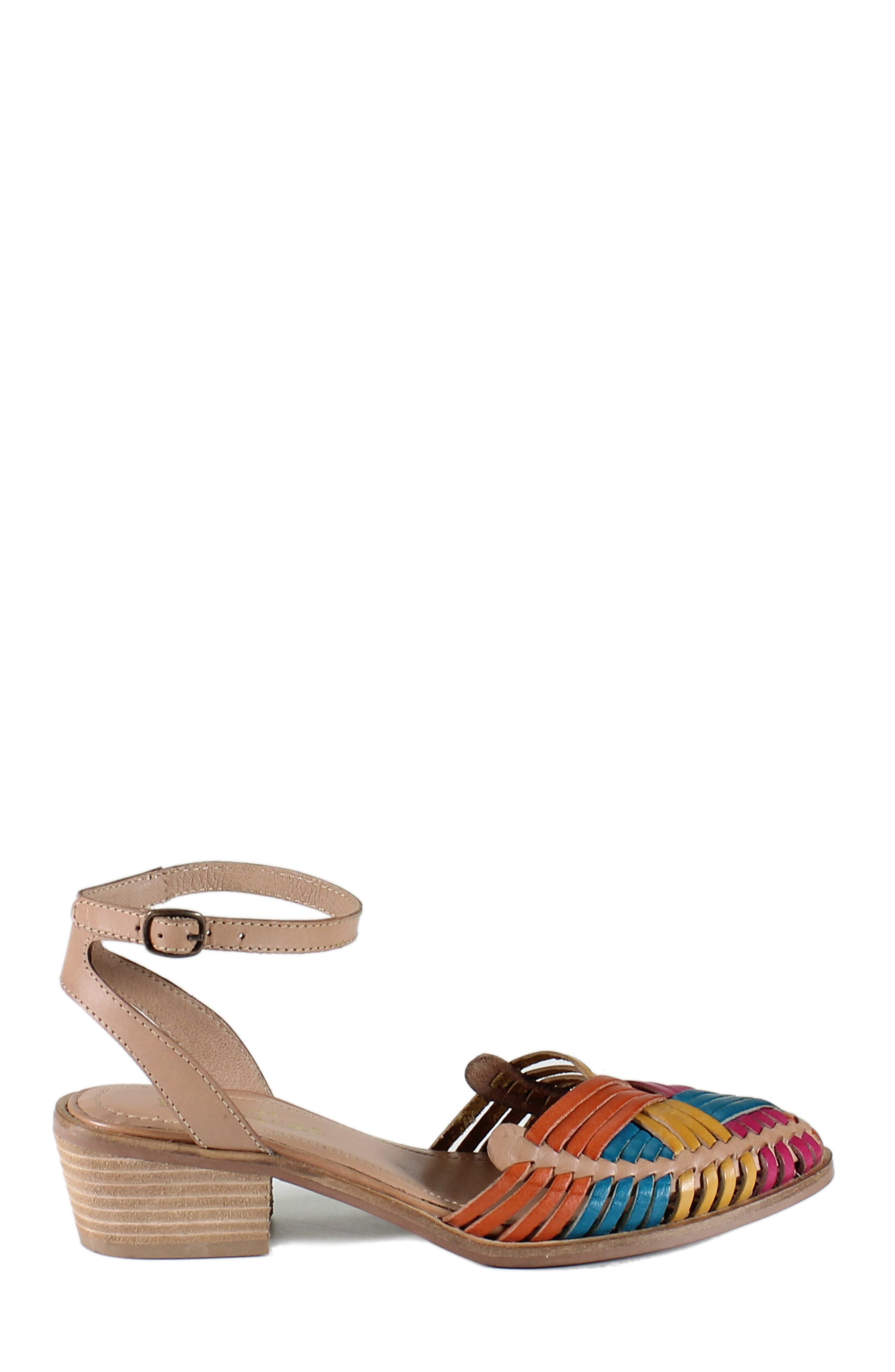 Diba True SHOOTIN STAR Leather Huarache Sandal, Alternate, color, Bright Multi