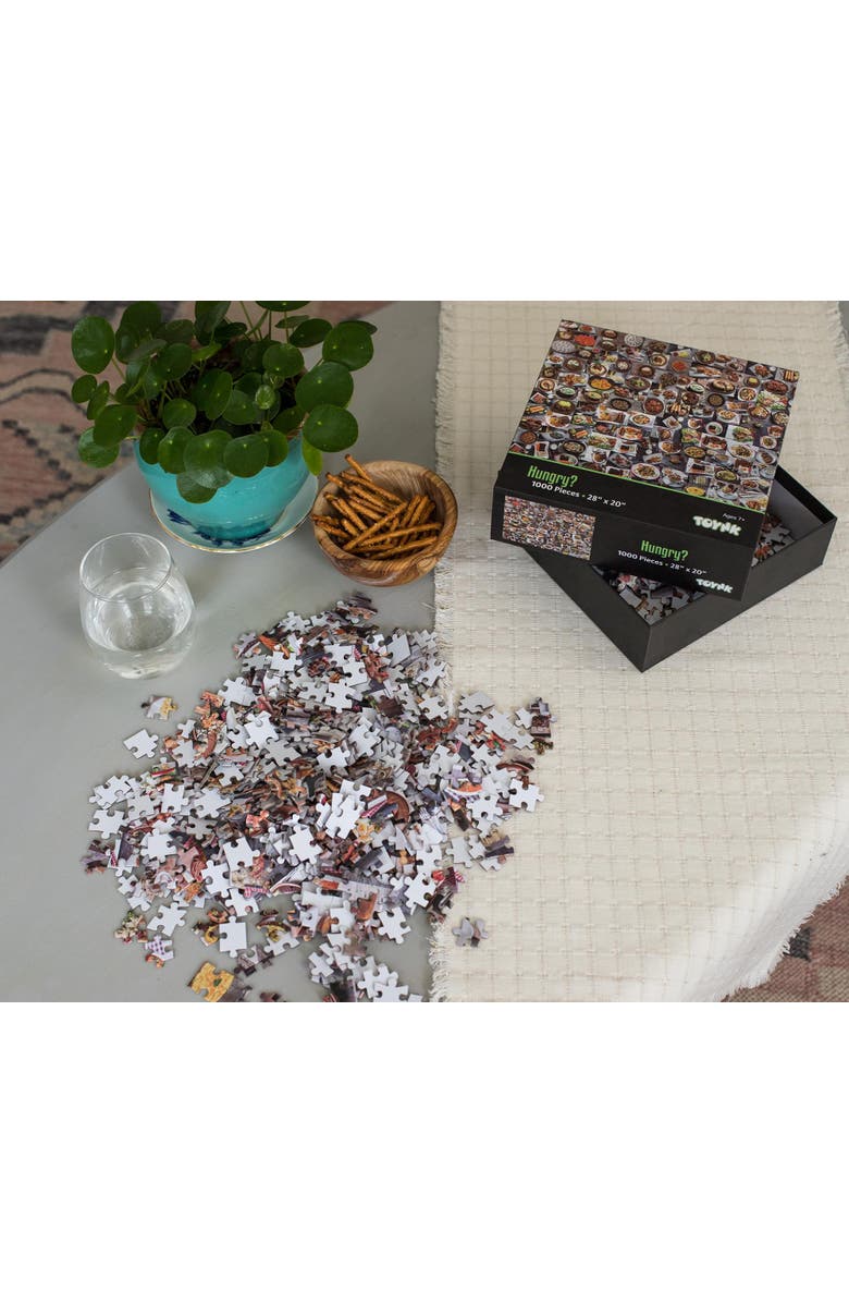 Toynk Hungry? Food Puzzle | 1000 Piece Jigsaw Puzzle | Family Game Night, Alternate, color, Multi-Color