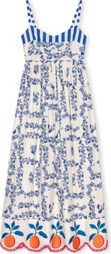 Rails Lexie Floral Border Print Cotton Dress