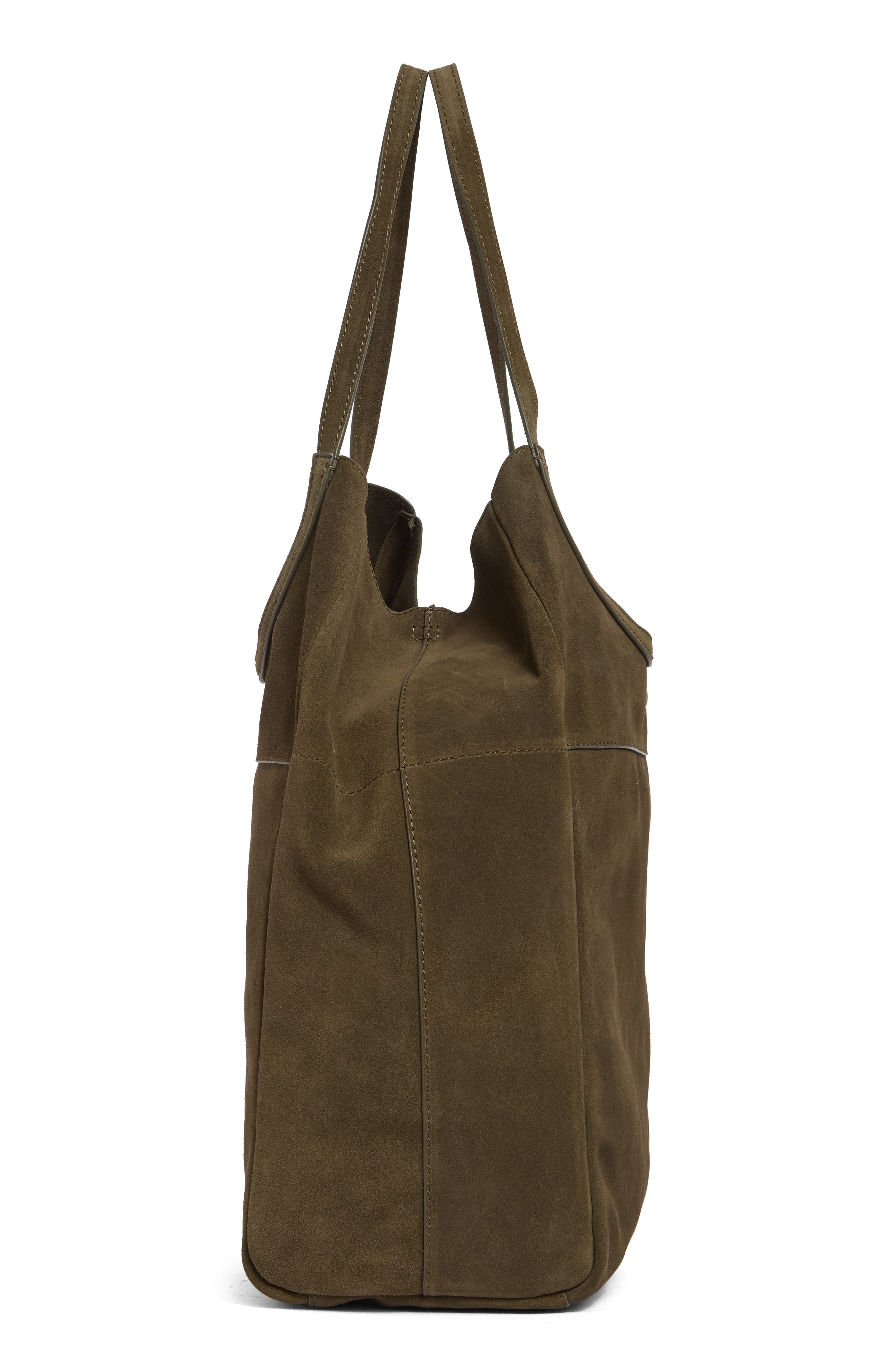 Native Suede Tote, Alternate, color, DEEP MOSS SUEDE