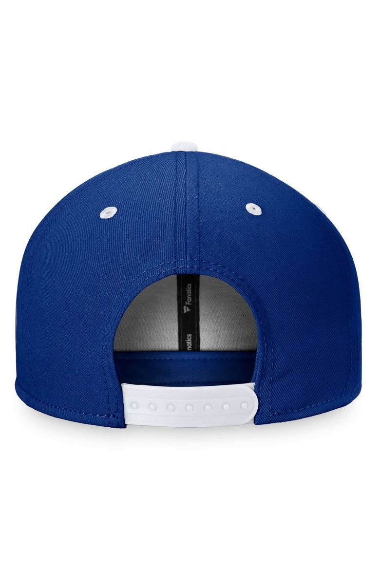 Men's Fanatics Branded Blue/White Toronto Maple Leafs Heritage Retro Two-Tone Snapback Hat, Alternate, color, Blue