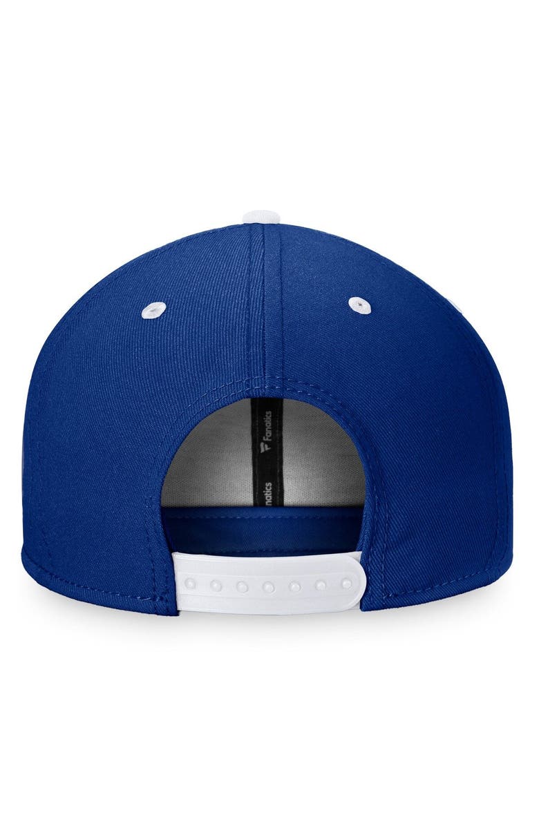 FANATICS Men's Fanatics Branded Blue/White Toronto Maple Leafs Heritage Retro Two-Tone Snapback Hat, Alternate, color, Blue