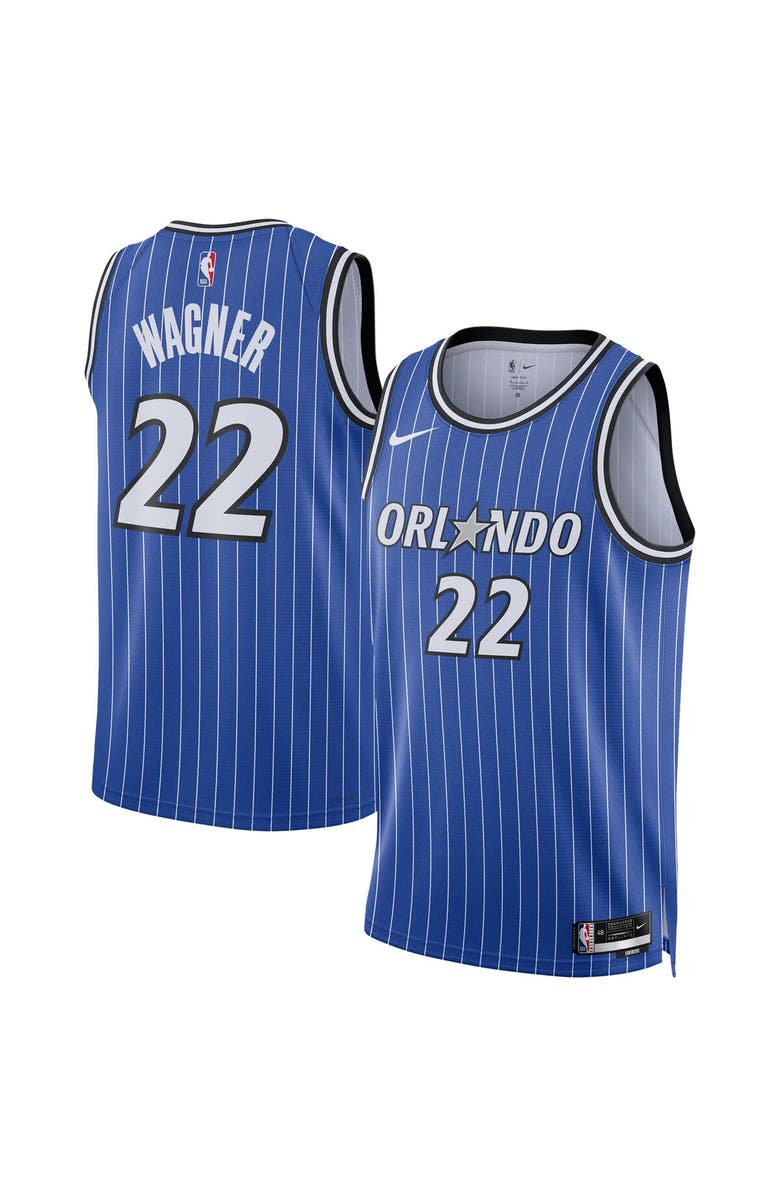 Nike Unisex Nike Franz Wagner Blue Orlando Magic Swingman Player Jersey - Icon Edition, Main, color, Blue