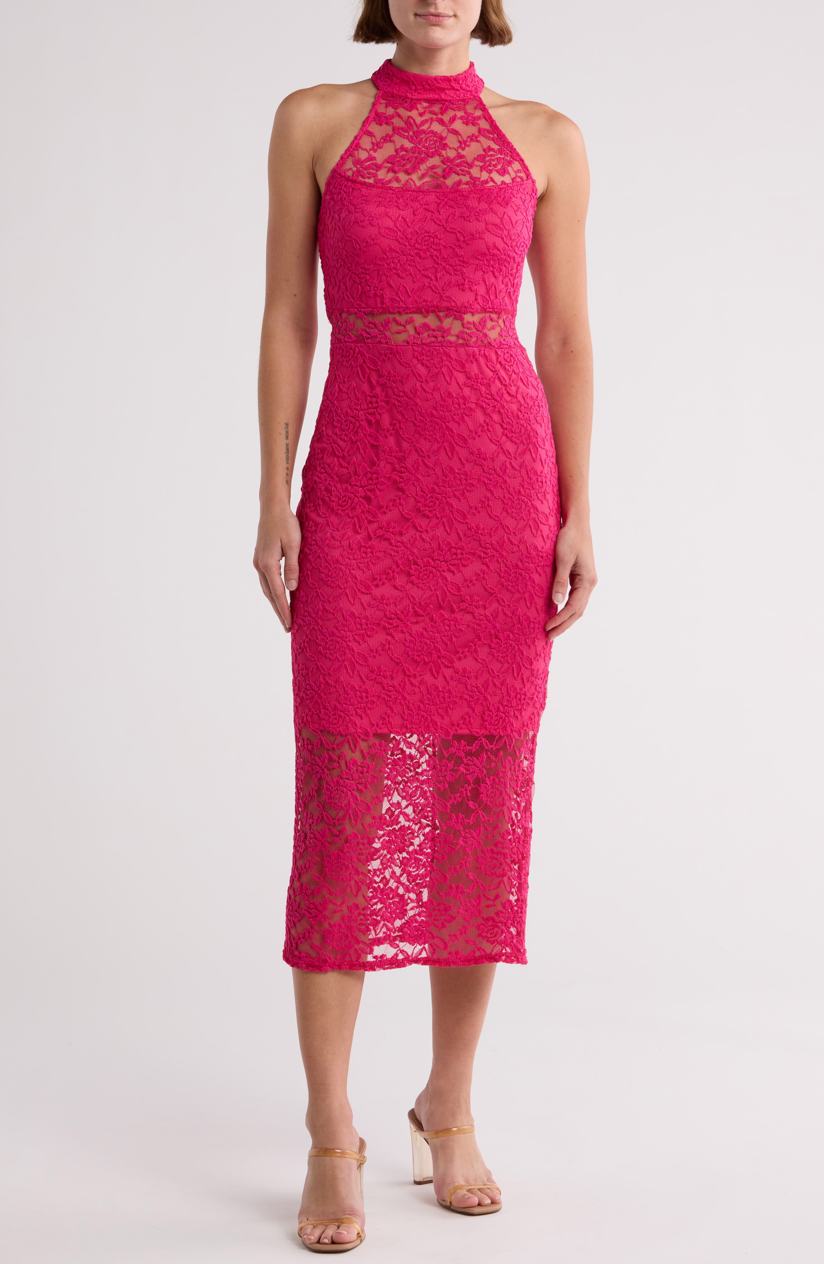 bebe lace halter dress Maxi (Women) Spring 2022 Girls