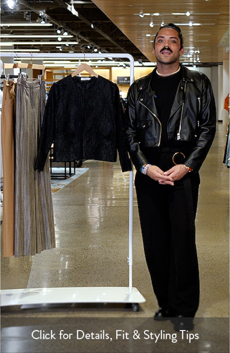 Jonnai Bead Embellished Textured Jacket, sales video thumbnail