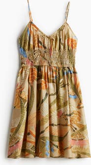 H&M Smocked Strappy Dress
