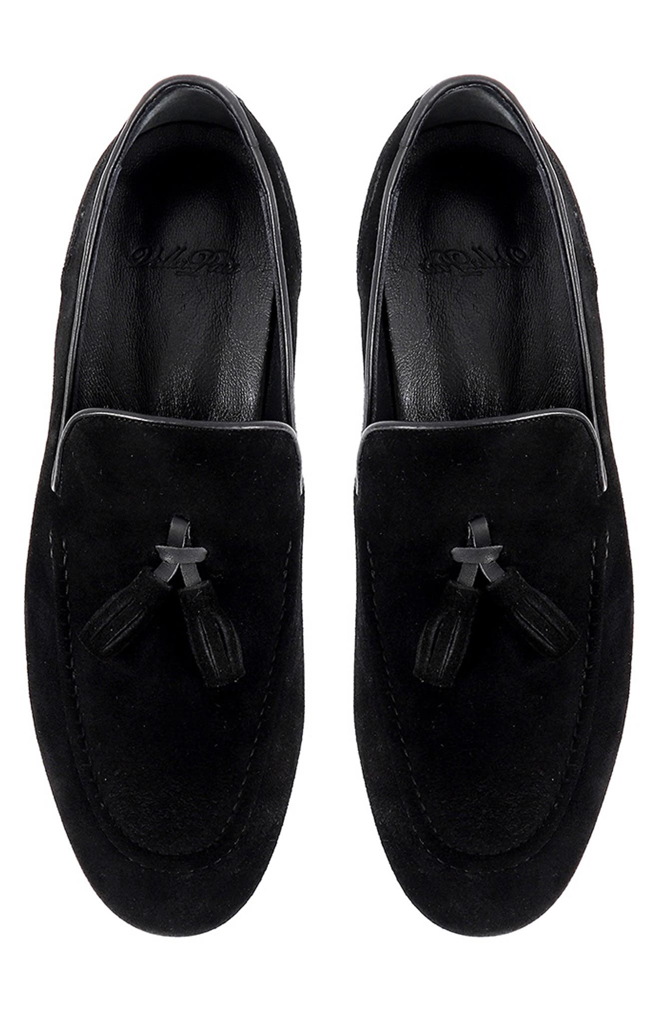 VELLAPAIS Lenore Tassel Loafer, Alternate, color, Black