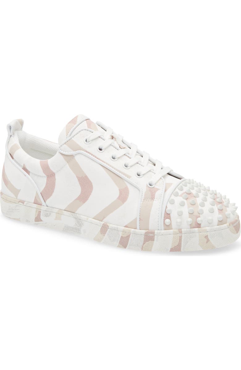 Christian Louboutin Louis Junior Orlato Spikes Sneaker, Main, color, Multi Leche