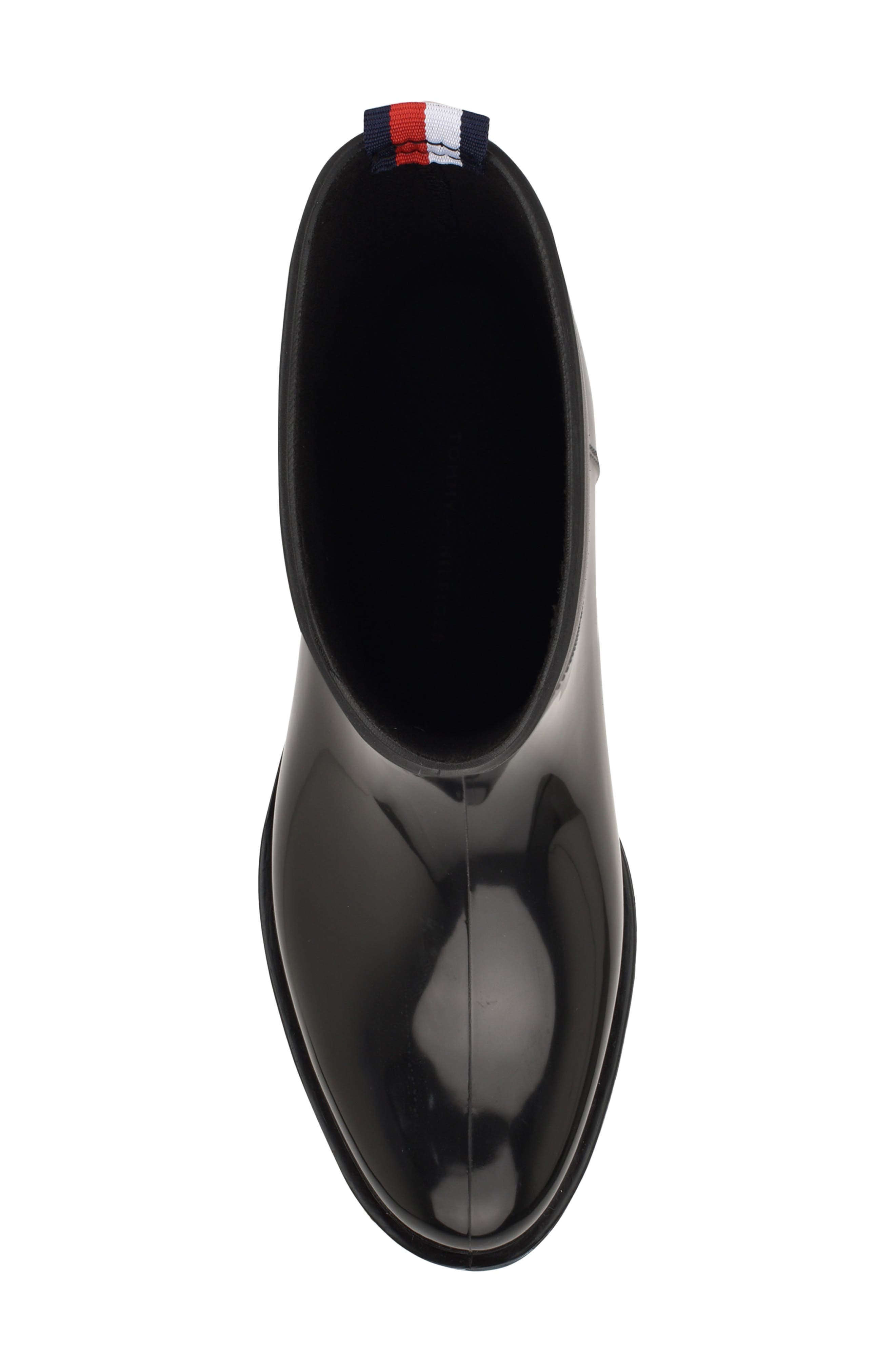 Tommy Hilfiger Kippa Rain Boot, Alternate, color, Black
