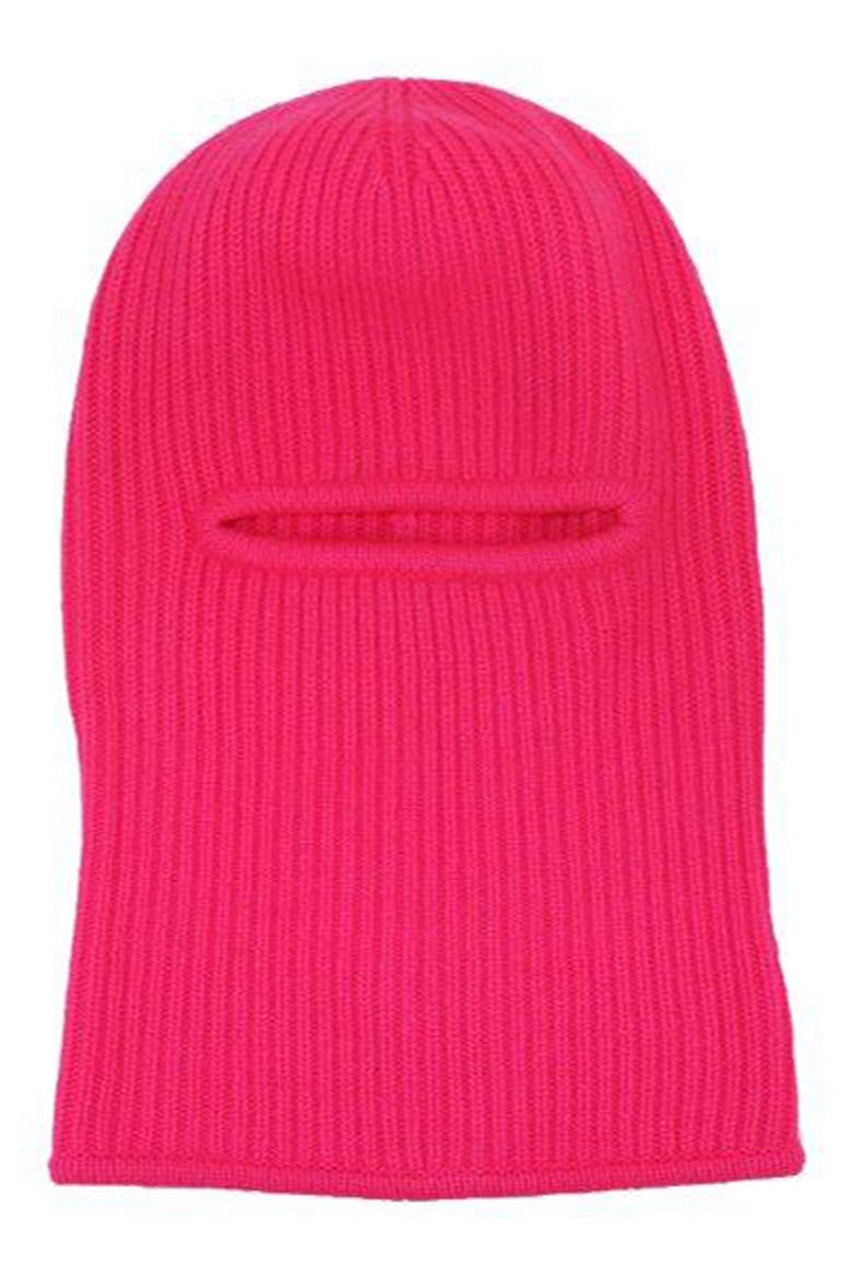 Cashmere Balaclava, Main, color, NEON PINK