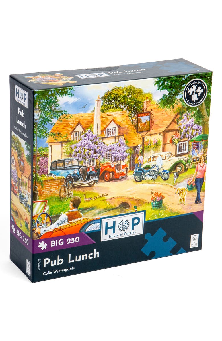 The House of Puzzles Pub Lunch Big 250-Piece Jigsaw Puzzle, Main, color,