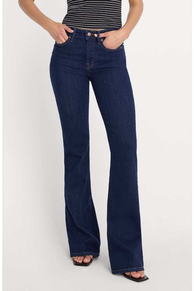 Good Legs Flare Jeans, Main, color, INDIGO1153
