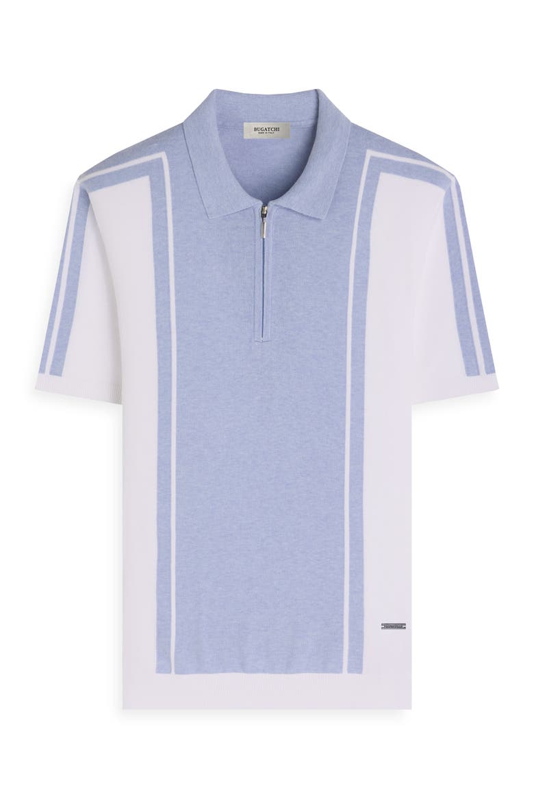 Quarter Zip Polo Sweater, Alternate, color, AIR BLUE