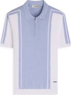 Bugatchi Quarter Zip Polo Sweater