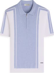 Bugatchi Quarter Zip Polo Sweater