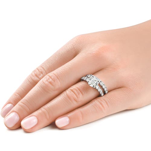 Bliss Diamond Certified 3 6/8ct Diamond Engagement Wedding Ring Set 14k Gold Lab Grown In Gold