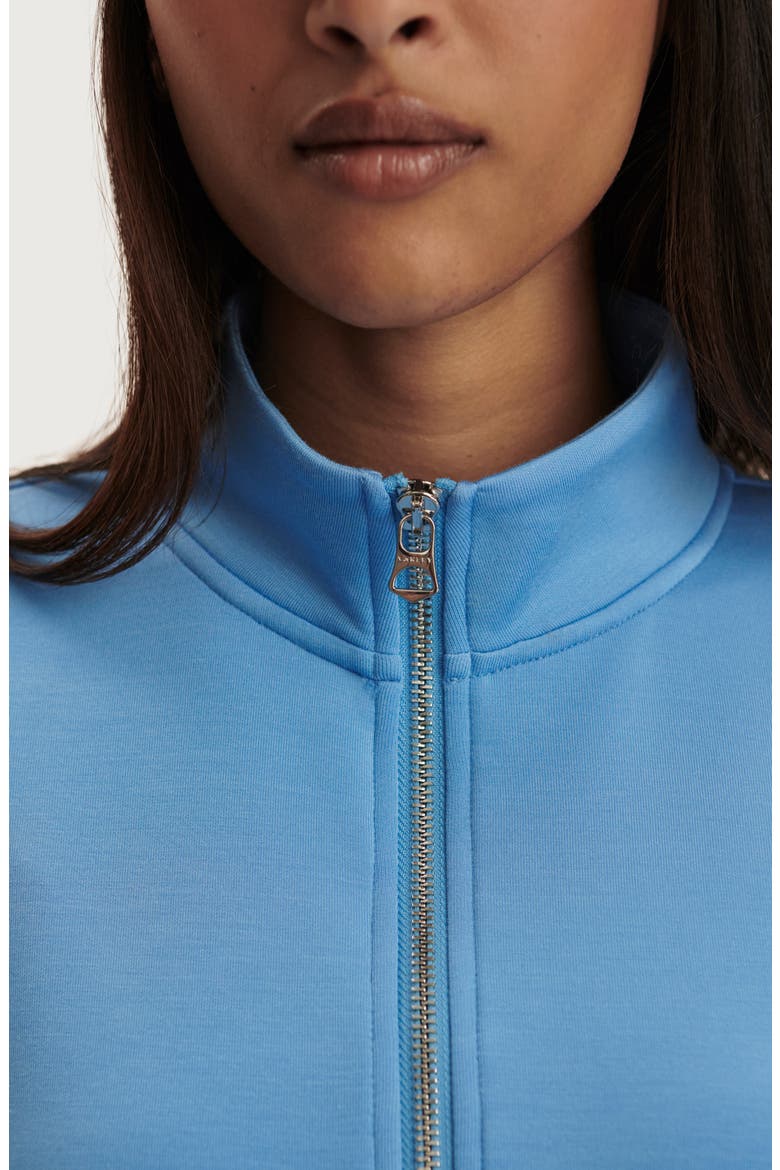 Ritchie Short Sleeve Half Zip, Alternate, color, AZURE BLUE