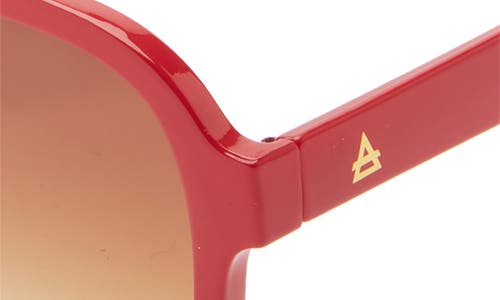 Aire Whirlpool 53mm Aviator Sunglasses In Blush/brown Mono