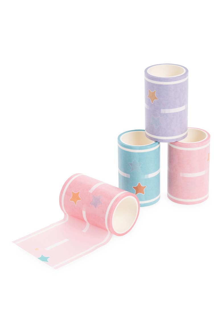 4-Pack Pastel Road Tape, Main, color, PINK