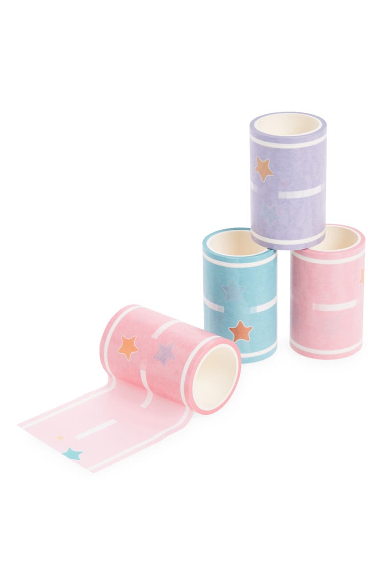 Magic Playbook 4-Pack Pastel Road Tape, Main, color, Pink