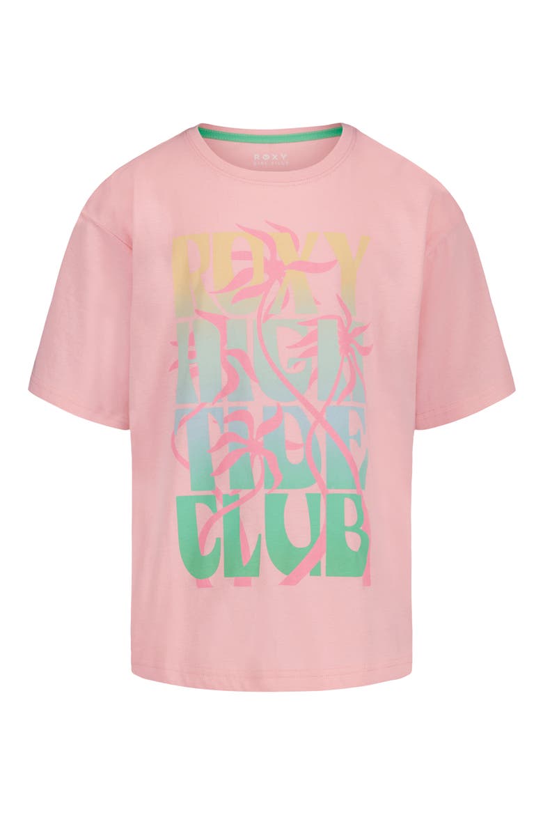 Kids' High Tide Oversize Cotton Graphic T-Shirt, Main, color, QUARTZ PINK
