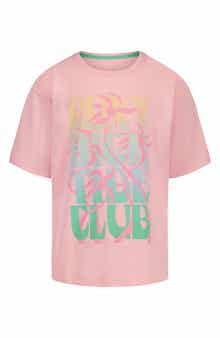 Roxy Kids' High Tide Oversize Cotton Graphic T-Shirt