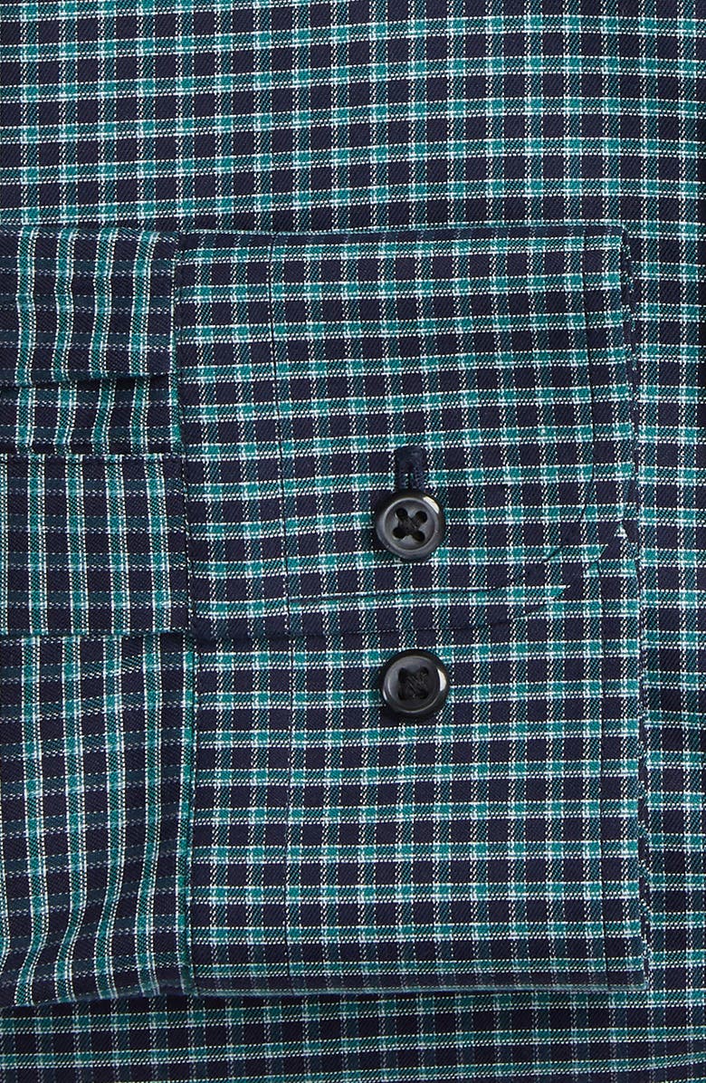 NORDSTROM MEN'S SHOP Trim Fit Non-Iron Check Dress Shirt, Alternate, color, 