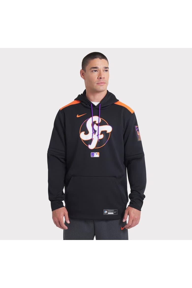 Men's Nike  Black San Francisco Giants 2025 City Connect Authentic Collection Performance Pullover Hoodie, Main, color, Black