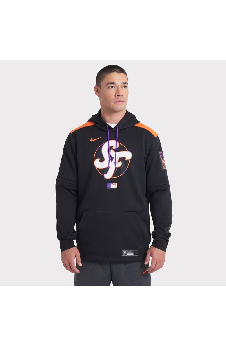Nike Men's Nike Black San Francisco Giants 2025 City Connect Authentic Collection Performance Pullover Hoodie, Main, color, Black