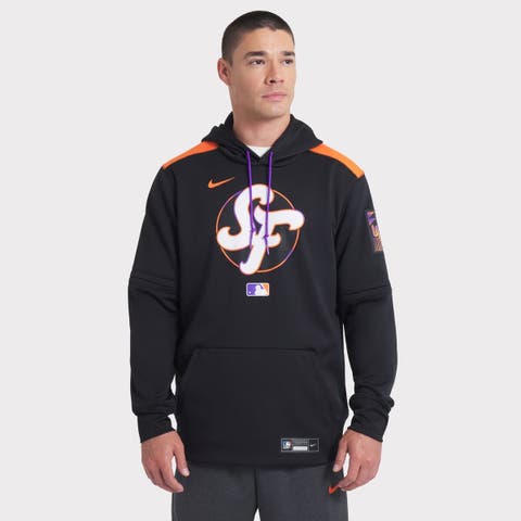 Men's Nike  Black San Francisco Giants 2025 City Connect Authentic Collection Performance Pullover Hoodie