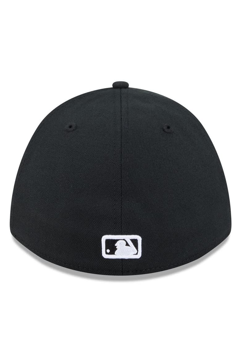 Men's New Era Black Seattle Mariners Authentic Collection Player Replica 39THIRTY M-Crown Flex Hat, Alternate, color, Black