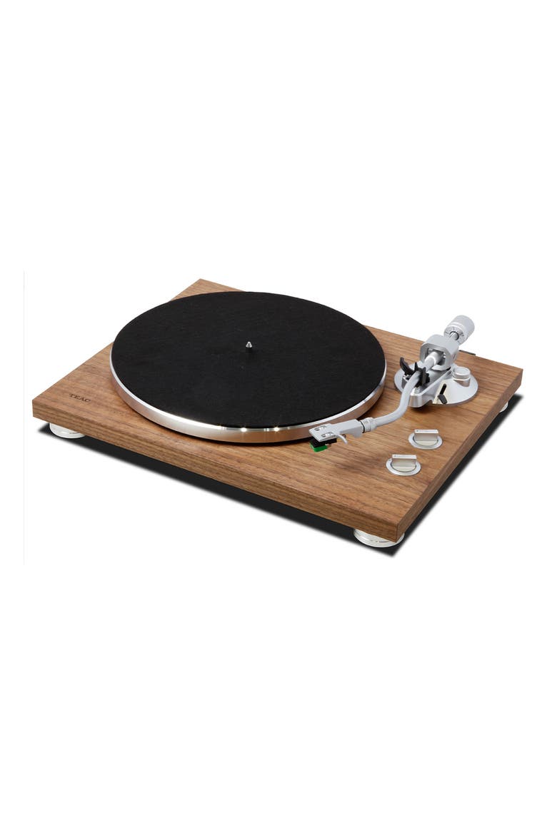 TN-400BT-X Belt-Drive Turntable with Bluetooth, Built-In Phono Amp, Anti-Skate, and Pre-Installed Audio-Technica MM Cartridge, Alternate, color, Walnut