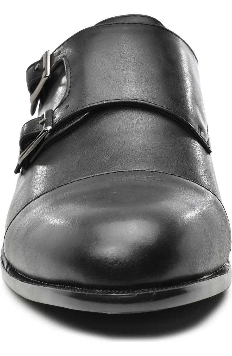 Tahari David Double Buckle Monk Strap Shoe, Alternate, color,