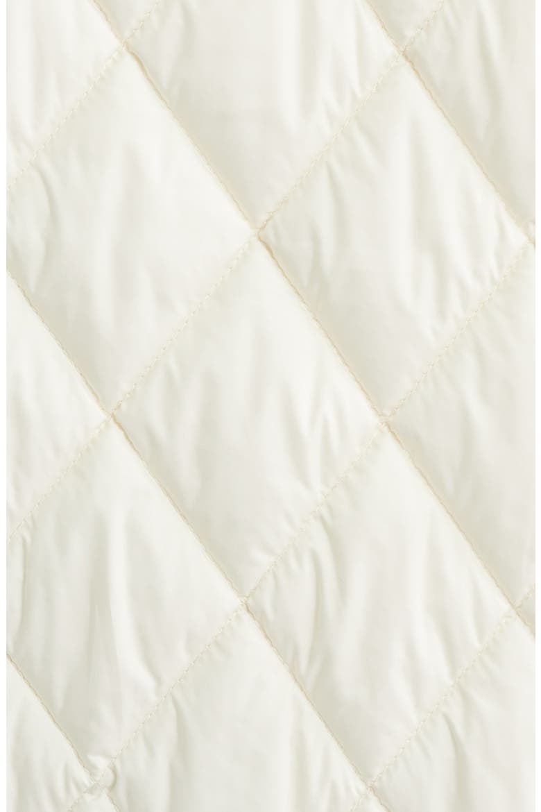 Diamond Quilted Hooded Liner Jacket, Alternate, color, VANILLA ICE