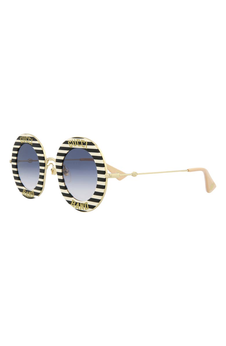 Gucci 44mm Gradient Round Sunglasses, Alternate, color,