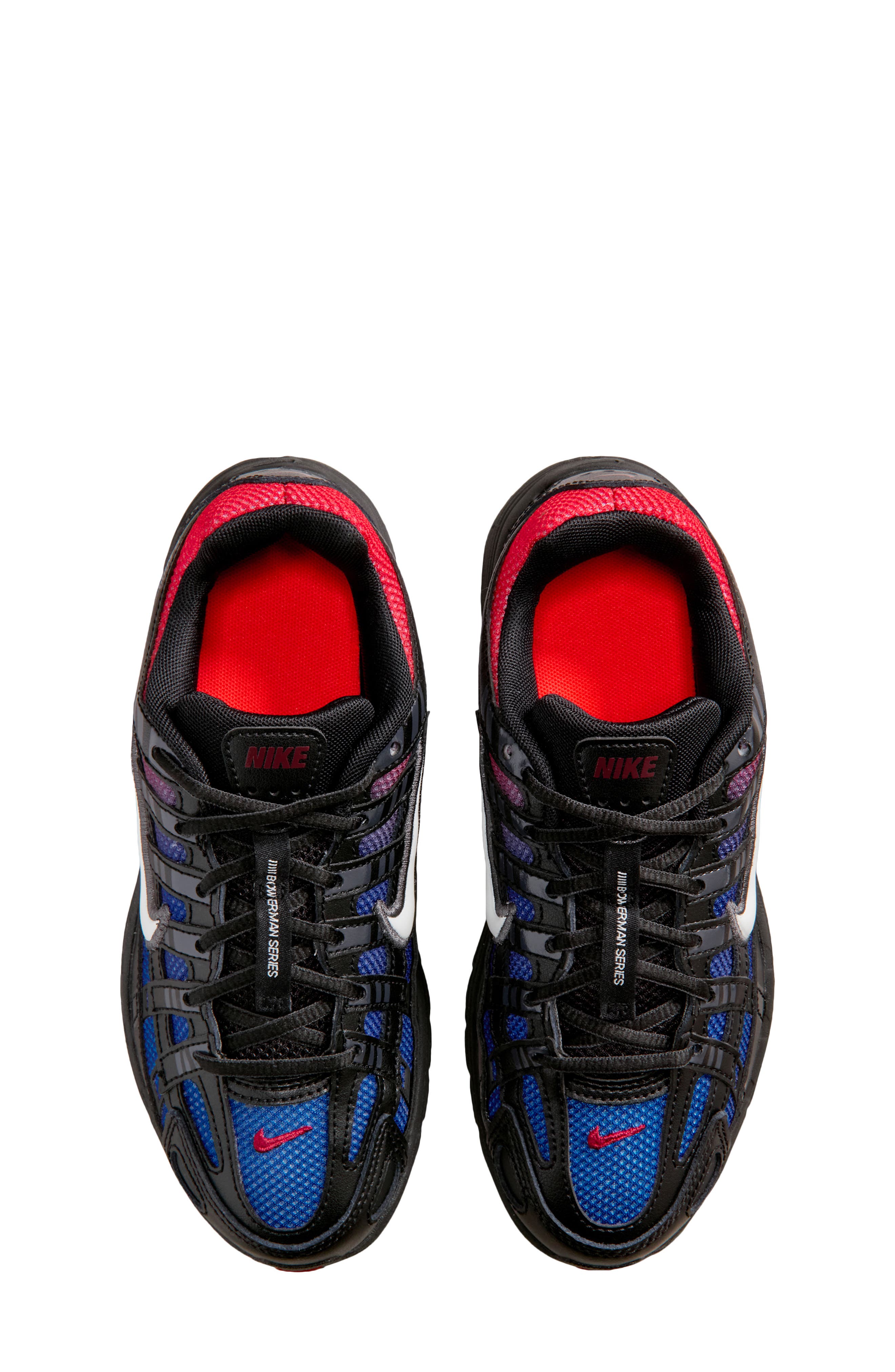 Nike Kids' P-6000 Sneaker, Alternate, color, Black/ Crimson/ Royal/ White