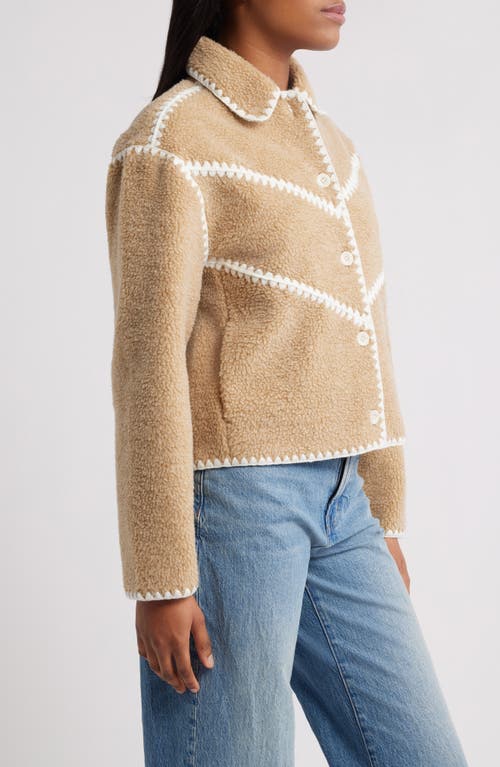 Ugg(r) Ellison Whipstitch Detail Jacket In Neutral