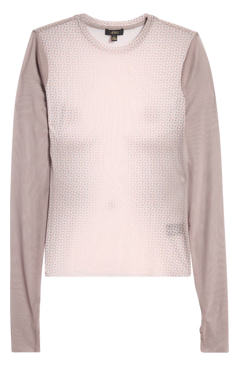 AFRM Kaylee Print Mesh Top, Alternate, color,