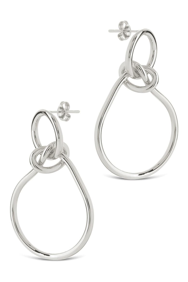 Aubree Twist Knot Dangle Earrings, Alternate, color, SILVER
