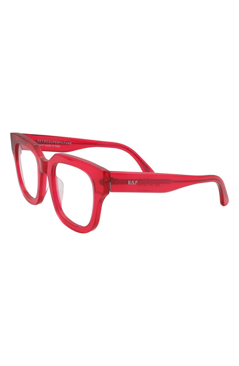SUPER by RETROSUPERFUTURE<sup>®</sup> Square Optical Glasses, Alternate, color, Red