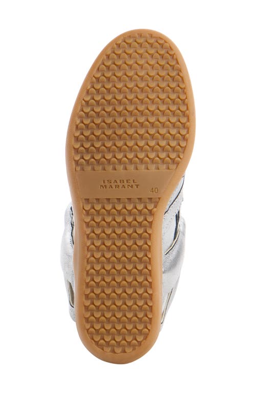 Isabel Marant Bekett Hidden Wedge High Top Sneaker In Gray